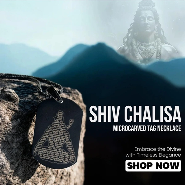 Shiv Chalisa Pendant 🕉️Om Namah Shivaya 🔱