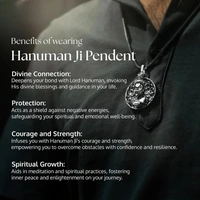 Hanuman Ji Anjani Putra Pendant In Silver Chain 🙏