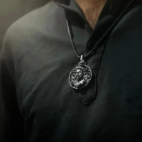 Hanuman Ji Anjani Putra Pendant In Silver Chain 🙏