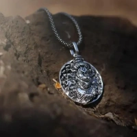 Hanuman Ji Anjani Putra Pendant In Silver Chain 🙏