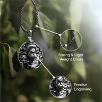 Hanuman Ji Anjani Putra Pendant In Silver Chain 🙏
