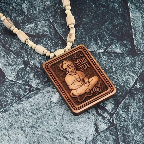 Bageshwar Dham Sitaram Hanumanji Tulsi Necklace - Buy 1 Get 1 Free🔥