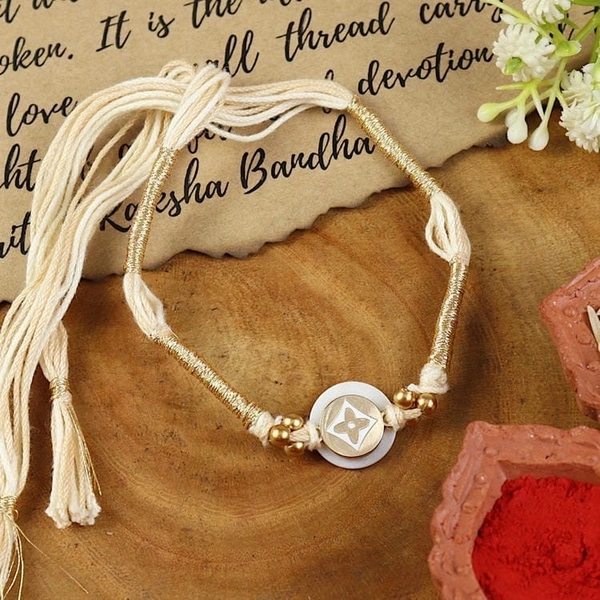 Gold Rakhi