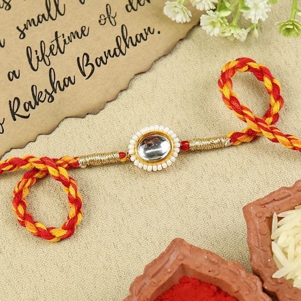Polki Moti Rakhi