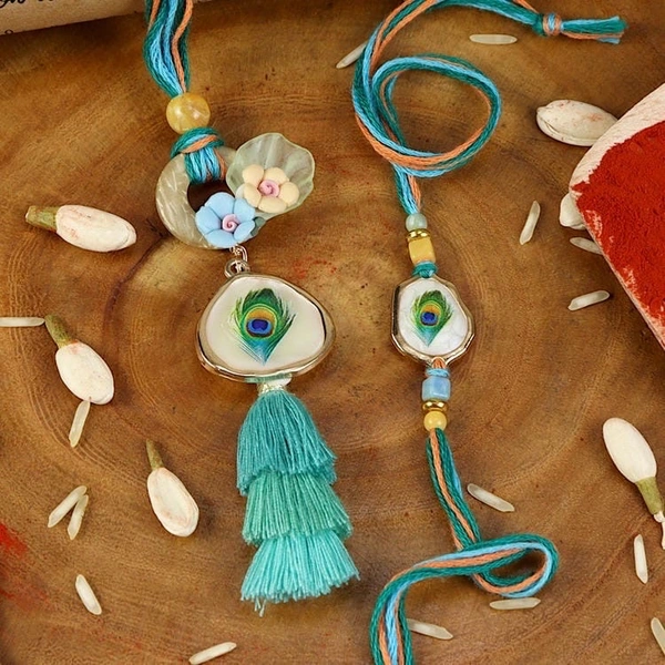 Mor Pankhuri Lumba Rakhi