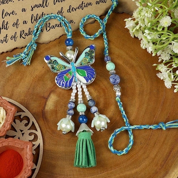 Butterfly Lumba Rakhi