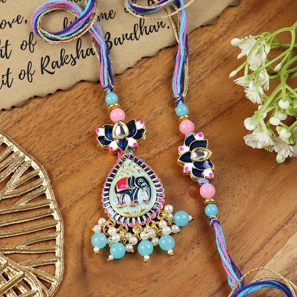 Elephant Lumba Rakhi Set