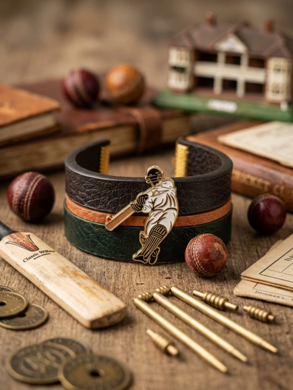 Cricket Leatherite Band Rakhi