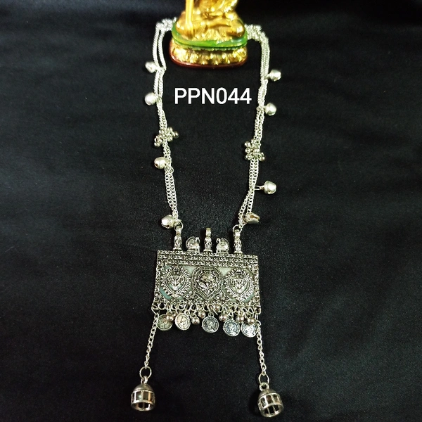 RdE Jewellery Hub PPN044 DESIGNER SILVER ADJUSTABLE NECKLACE - SILVER