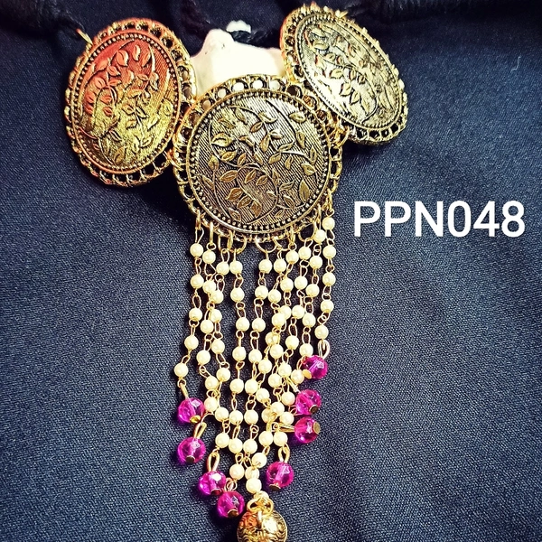 RdE Jewellery Hub PPN048 DESIGNER MOST DEMANDING GOLDEN CHOKER - GOLDEN