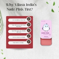  Nude pink Tint - Herbal (10gm) 1pc - Maroon Flush