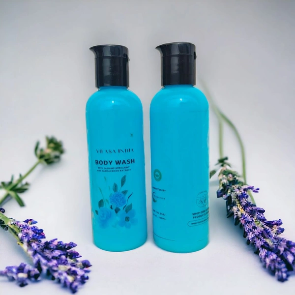 Vilasa Herbal Body Wash (Jasmine, Neem Mint & Sandalwood Extract) (100ml)