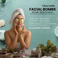 Vilasa India  Facial bombs (10g Each, Set Of 3pc)