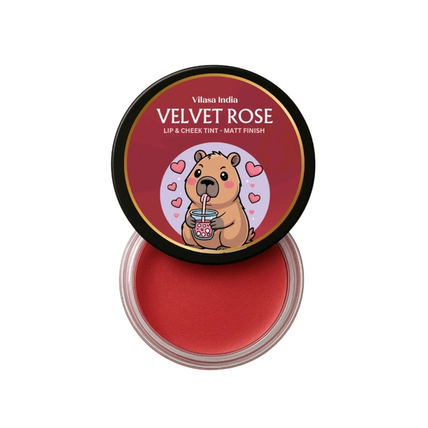 Matt Lip & Cheek tint - Velvet Rose (10g)