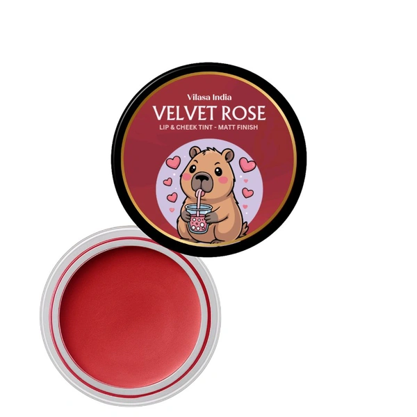 Matt Lip & Cheek tint - Velvet Rose (10g)