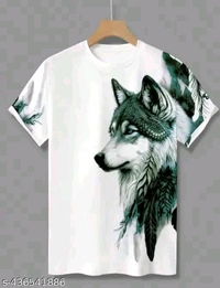 Trendy Fashionable Stylish Round Neck Printed White T shirtName: Trendy Fashionable Stylish Round Neck Printed White T shirtFabric: CottonSleeve Length: Short SleevesPattern: PrintedNet Quantity (N): 1Sizes:M, L, XL, XXLTrendy Fashionable Stylish Round Neck Printed White T shirtFabric: CottonSleeve Length: Three-Quarter SleevesPattern: PrintedNet Quantity (N): 1Sizes:M (Chest Size: