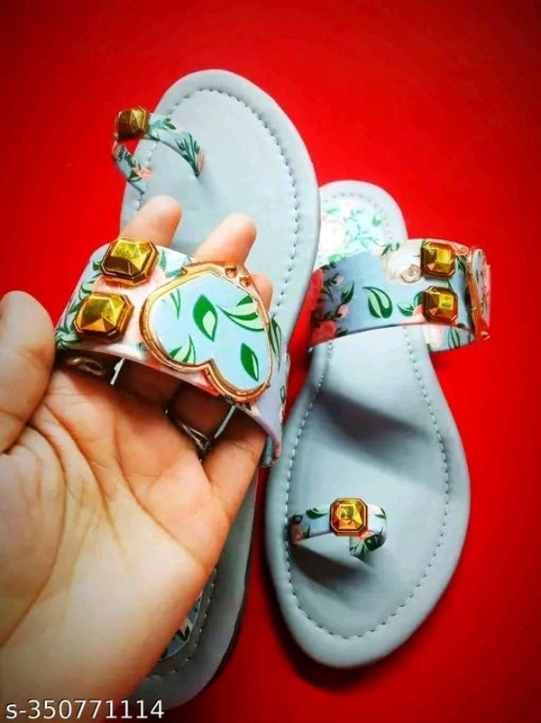 Think About DP Design Design Women's & Girls Single Strap flat Sandals Stylish and Fashionable| Stylish Latest & Trending Slide Sandals Casual Wear.Name: Think About DP Design Design Women's & Girls Single Strap flat Sandals Stylish and Fashionable| Stylish Latest & Trending Slide Sandals Casual Wear.Material: SyntheticSole Material: PvcPattern: PrintedFastening & Back Detail: Slip