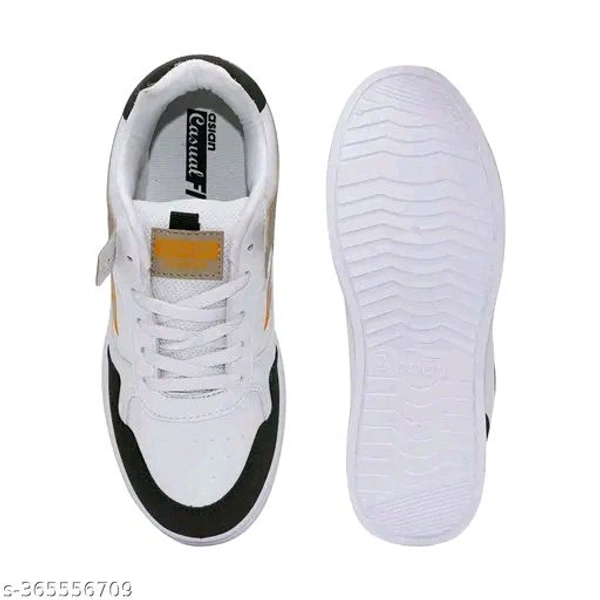 Asian BOSTON-01cWHTMNDBEEJ Men SneakerName: Asian BOSTON-01cWHTMNDBEEJ Men SneakerMaterial: Syntethic LeatherSole Material: PVCPattern: ColorblockedFastening & Back Detail: Lace-UpNet Quantity (N): 1Sizes: IND-6, IND-7, IND-8, IND-9, IND-10Country of Origin: India
