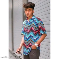 Men's Digital Ptinted Half Sleeve ShirtName: Men's Digital Ptinted Half Sleeve ShirtFabric: RayonSleeve Length: Short SleevesPattern: PrintedNet Quantity (N): 1Sizes:M (Chest Size: 39 in, Length Size: 29 in) L (Chest Size: 41 in, Length Size: 29.5 in) XL (Chest Size: 43 in, Length Size: 30 in) XXL (Chest Size: 45 in, Length Size: 30.5 in) Country of Origin: India