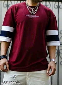 Catalog Name:*Comfy Glamorous Men Tshirts*Fabric: Cotton BlendSleeve Length: Three-Quarter SleevesPattern: PrintedNet Quantity (N): 1Sizes:S (Chest Size: 39 in, Length Size: 27 in) M (Chest Size: 41 in, Length Size: 27.5 in) L (Chest Size: 43 in, Length Size: 28 in) XL (Chest Size: 45 in, Length Size: 28.5 in) XXL (Chest Size: 47 in, Length Size: 29 in) Dispatch: 1 Day*Proof of Saf