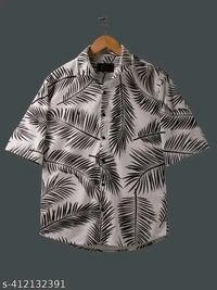  NEW MEN'S HIGH QUALITY TEXTURE FABRICS  SHIRT POPCORN 3/4 SLEEVES SHIRT Name:  NEW MEN'S HIGH QUALITY TEXTURE FABRICS  SHIRT POPCORN 3/4 SLEEVES SHIRT Fabric: Cotton BlendSleeve Length: Three-Quarter SleevesPattern: PrintedNet Quantity (N): 1Sizes:M (Chest Size: 38 in, Length Size: 26 in) L (Chest Size: 40 in, Length Size: 27 in) XL (Chest Size: 42 in, Length Size: 28 in) XXL (Che