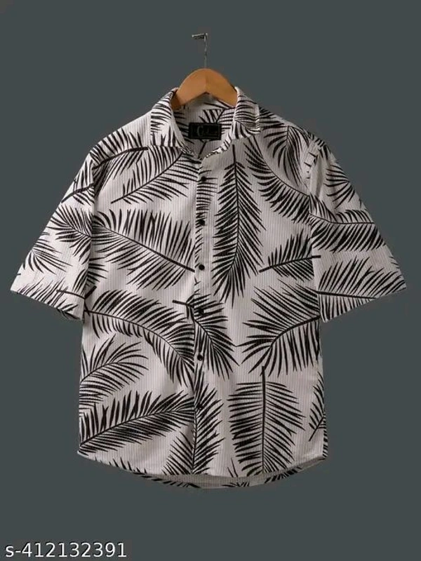  NEW MEN'S HIGH QUALITY TEXTURE FABRICS  SHIRT POPCORN 3/4 SLEEVES SHIRT Name:  NEW MEN'S HIGH QUALITY TEXTURE FABRICS  SHIRT POPCORN 3/4 SLEEVES SHIRT Fabric: Cotton BlendSleeve Length: Three-Quarter SleevesPattern: PrintedNet Quantity (N): 1Sizes:M (Chest Size: 38 in, Length Size: 26 in) L (Chest Size: 40 in, Length Size: 27 in) XL (Chest Size: 42 in, Length Size: 28 in) XXL (Che