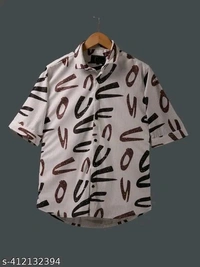  NEW MEN'S HIGH QUALITY TEXTURE FABRICS  SHIRT POPCORN 3/4 SLEEVES SHIRT Name:  NEW MEN'S HIGH QUALITY TEXTURE FABRICS  SHIRT POPCORN 3/4 SLEEVES SHIRT Fabric: Cotton BlendSleeve Length: Three-Quarter SleevesPattern: PrintedNet Quantity (N): 1Sizes:M (Chest Size: 38 in, Length Size: 26 in) L (Chest Size: 40 in, Length Size: 27 in) XL (Chest Size: 42 in, Length Size: 28 in) XXL (Che
