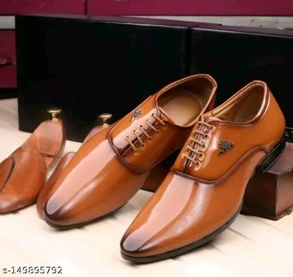 stifron formal shoes and   relaxeble shoesName: stifron formal shoes and   relaxeble shoesMaterial: Syntethic LeatherSole Material: PVCFastening & Back Detail: Lace-UpPattern: PrintedNet Quantity (N): 1Elevate your style with this classy pair of Formal Shoe by stifron. Featuring a contemporary refined design with exceptional comfort, this pair is perfect to give your quintessential