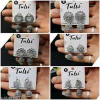 TULSI IMITATION Silver Plated Earrings 