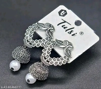 TULSI IMITATION Silver Plated Earrings 