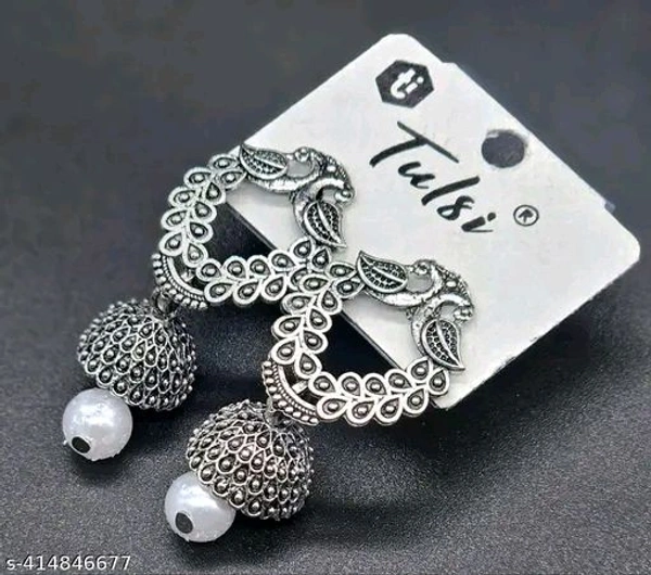 TULSI IMITATION Silver Plated Earrings 