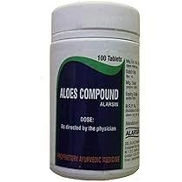 Alarsin Aloes Compound 100 Tablets - 3 x 100 Tablets