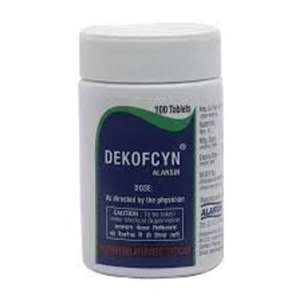 Alarsin Dekofcyn 100 Tablets - 3 x 100 Tablets