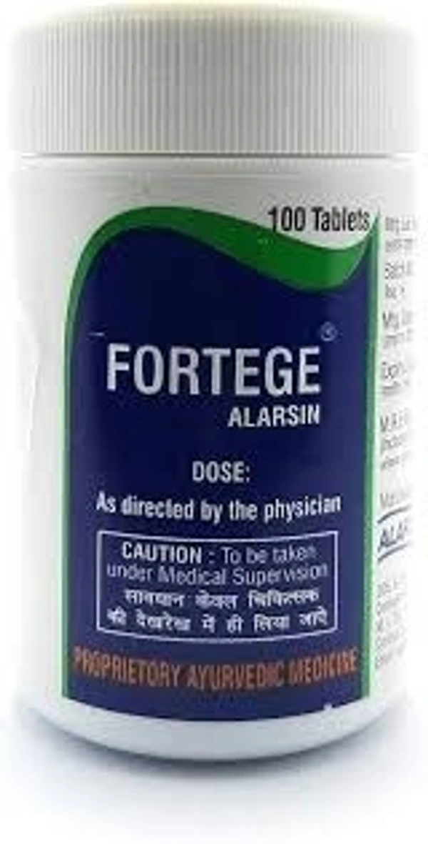 Alarsin Fortege 100 Tablets - 3 x 100 Tablets