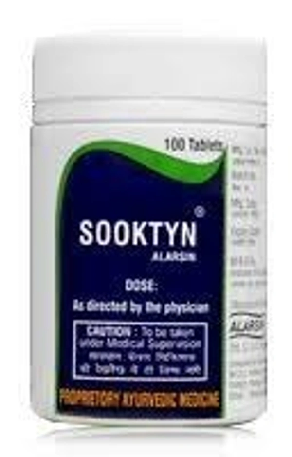 Alarsin Sooktyn 100 Tablets - 3 x 100 Tablets