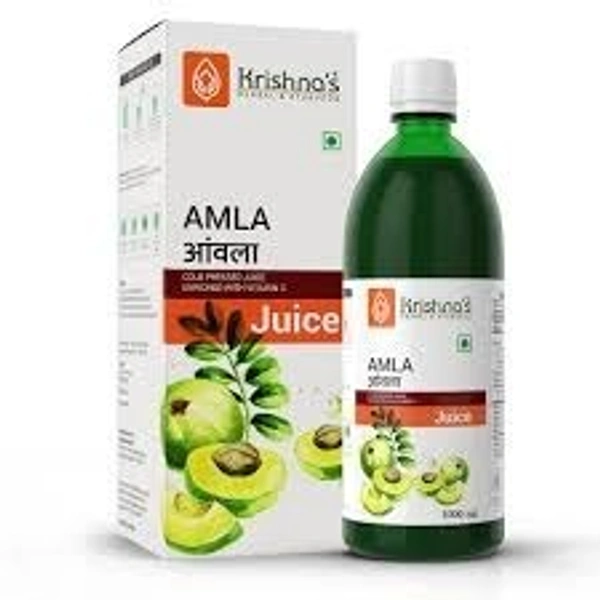 Krishna's Herbal & Ayurveda Krishna's Amla Juice 1000ml  - 2 x 1Ltr