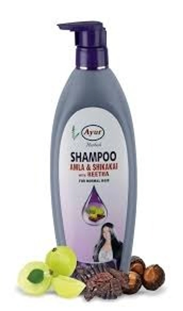 Ayur Herbals Ayur Amla Shikaki with Reetha Shampoo 500ml - 3 x 500ml