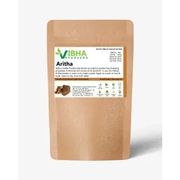 Vibha Ayurveda Aritha Powder 100gm - 6 x 100gm