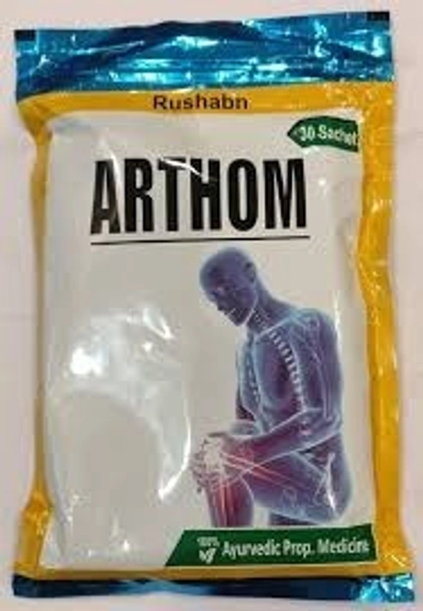 Rushabh Medicines Rushabh Arthom Churna 30gm 30 Sachet - 6 x 30gm 30 Sachet