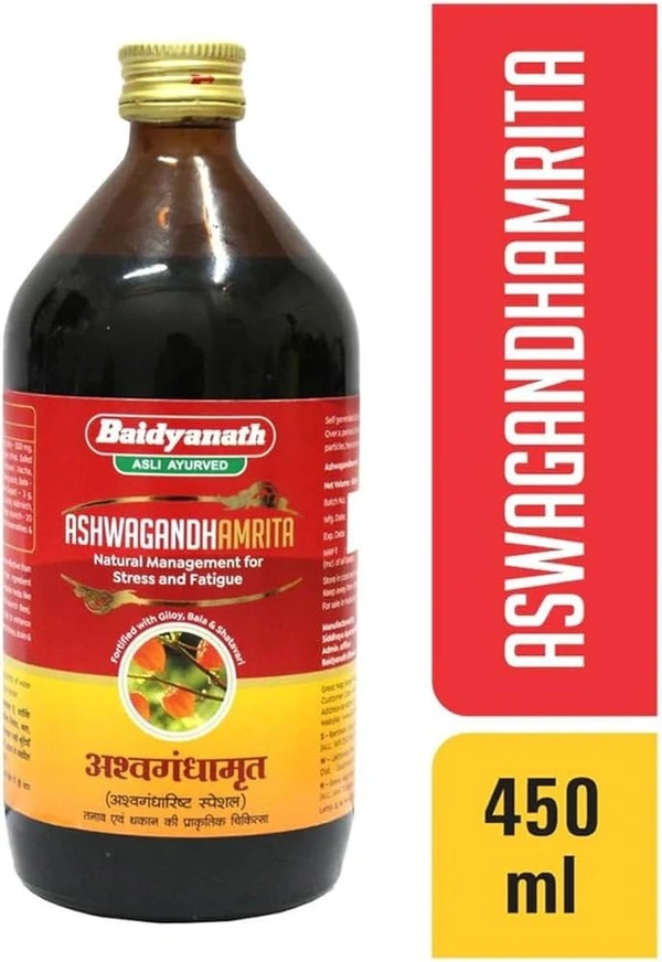 Baidyanath Ashwagandhamrita (Special) 450ml  - 4 x 450ml