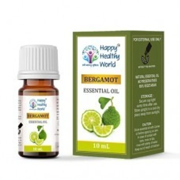 Happy Healthy World Bergamot Essential Oil 10ml - 3 x 10ml