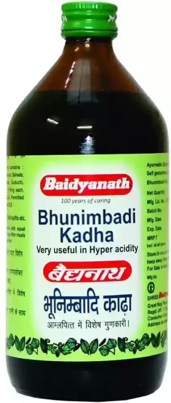 Baidyanath Bhunimbadi Kadha 450ml  - 4 x 450ml