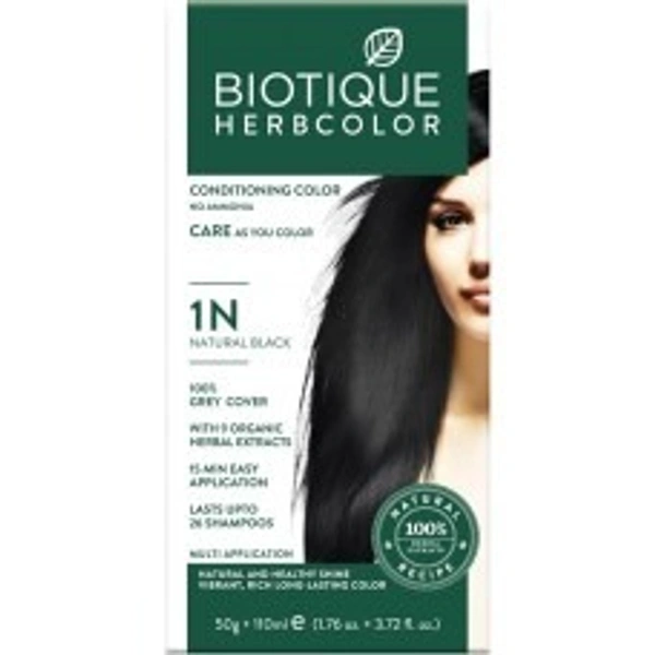 Biotique Bio Natural Black 1N 50g Pack Biotique - 50g x 1