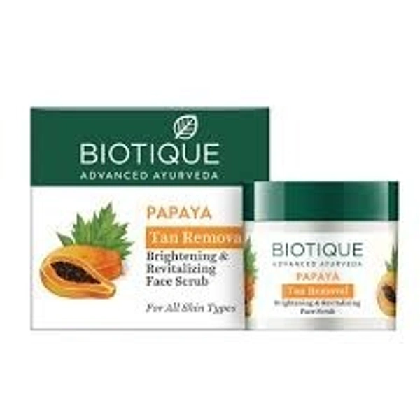 Biotique Bio Papaya Tan-Removal Scrub 85g  - 85g x 3