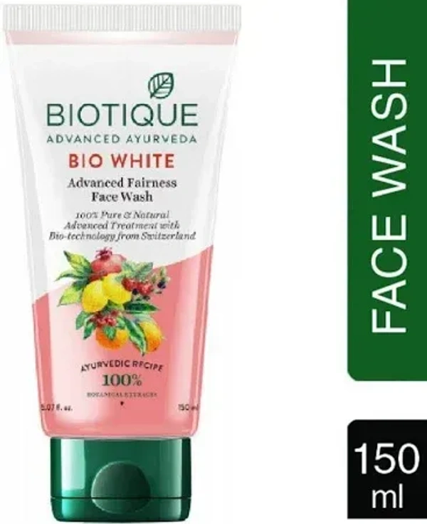 Biotique Bio White Face Wash 150ml  - 150g x 3