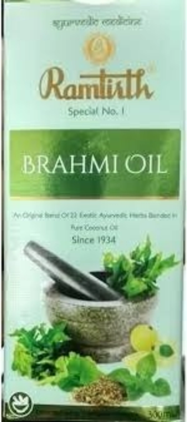 Ramatirth Brahmi Oil 200ml  - 3 x 200ml