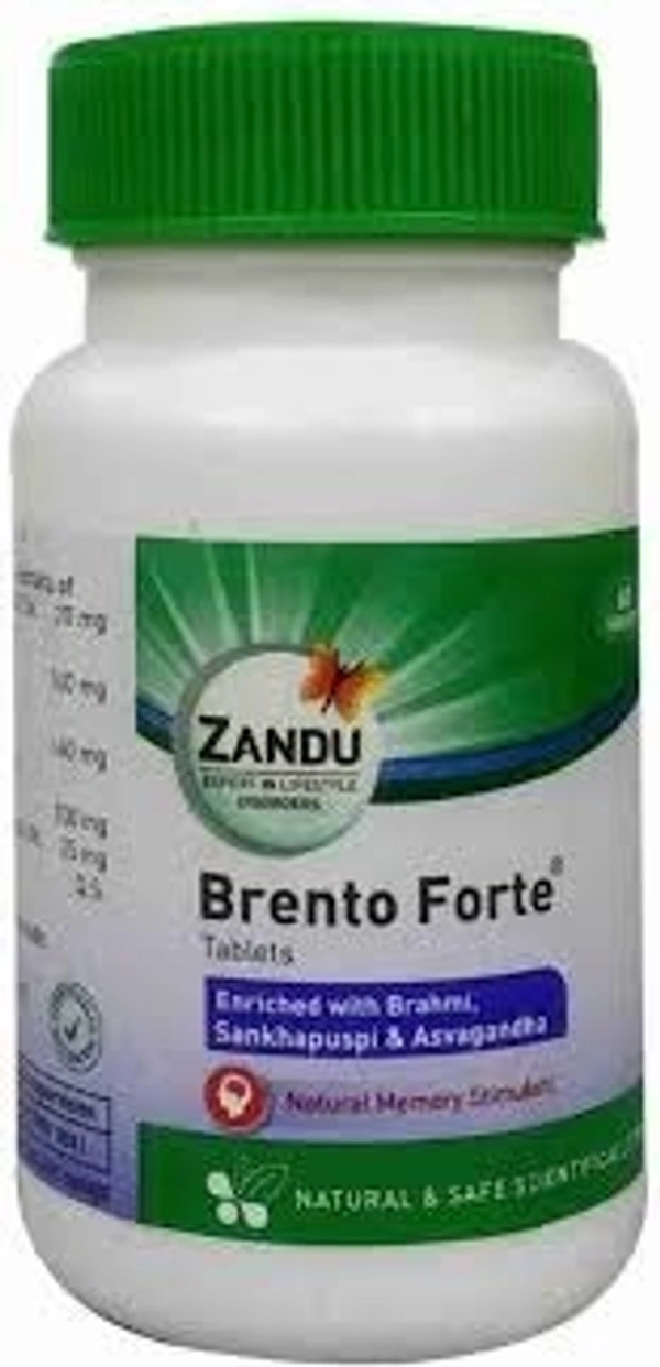 Zandu Brento Forte 60 Tablets  - 5 x 60 Tablets