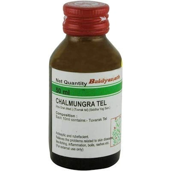 Baidyanath Chalmungra Tel 50ml  - 3 x 50ml
