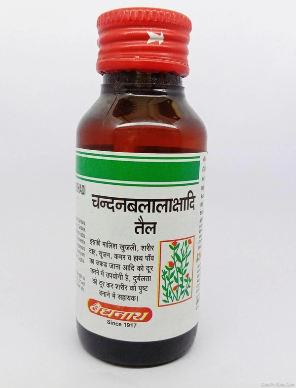 Baidyanath Chandanbalalaxadi Tel 50ml  - 3 x 50ml
