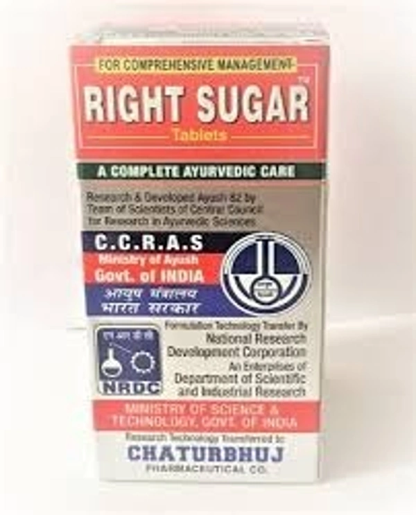 Chaturbhuj Pharmaceutical Right Sugar 120 Tablets - 3 x 60 Tablets
